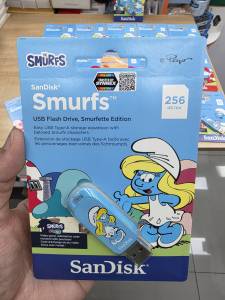 SanDisk Smurfs™ USB3.2 Flash Drive 64GB 128GB 256GB SDCZIS-064G-G46 SDCZIS-128G-G46 SDCZIS-256G-G46 แฟลชไดร์ฟ