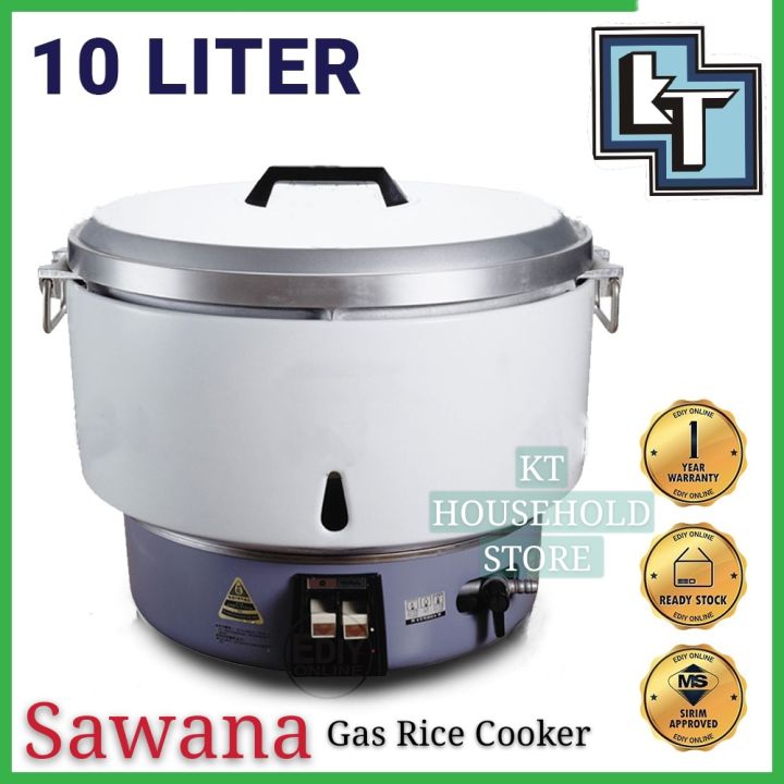 KT WARE 10L SAWANA RR80 COMMERCIAL CATERING GAS RICE COOKER 10.0 LITER ...