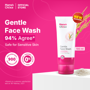 Mama s Choice Gentle Face Wash Facial Cleanser (Safe Halal Deep Clean Natural Maternity Skincare For Pregnant Moms) | Pencuci Muka 100ml