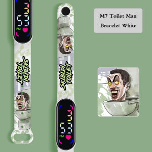 Smartwatch For Kids Funny Cartoon Toilet-Man Led electronic Wristband Children Silicone Watch Waterproof  Touch Electronic LED Watch