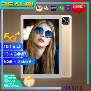 2022 HOT Tablets ศูนย์ไทย แท็บเล็ต แท็บเล็ต แท็บเล็ตแอนดรอยด์ ขนาดหน้าจอ 10.1 นิ้ว เพรียวบาง กะทัดรัด ร้านค้าอย่างเป็นทางการ แท็บเล็ต ฟรีเคสแท็บเล็ต10.1 "นิ้ว แท็บเล็ตขาย Dual 5G SIM โทรศัพท์ Bluetooth 5.0 แบรนด์ใหม่ของแท้ทีวีออน