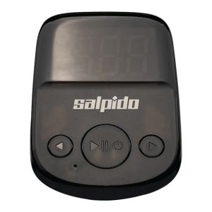 Salpido SAL-CC-706 Dual USB 25W Fast Car Charger With FM Modulator with built in Bluetooth 5.0 QC3.0+AUTO ID Battery Vol