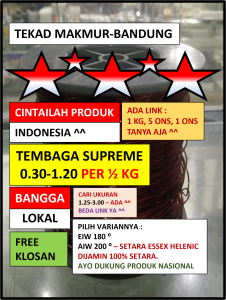 Kawat Tembaga Supreme - EIW 0.30-1.20 - Per 5 ons - Kawat Gulung Dinamo Trafo