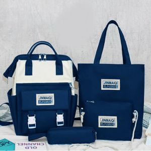 Outlet Tomodachi -  SWAB Tas Ransel Backpack 4in1 wanita terlaris Tas Set Sekolah Limited Edition