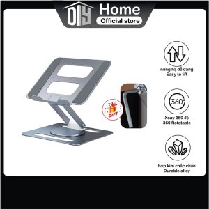 Gía đỡ laptop hợp kim nhôm xoay 360 độ tùy chỉnh độ cao