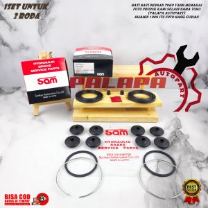 KALIPER KIT REM CAKRAM RODA DEPAN SUZUKI JIMMY KATANA KIRI KANAN 1SET SAM PART MOBIL