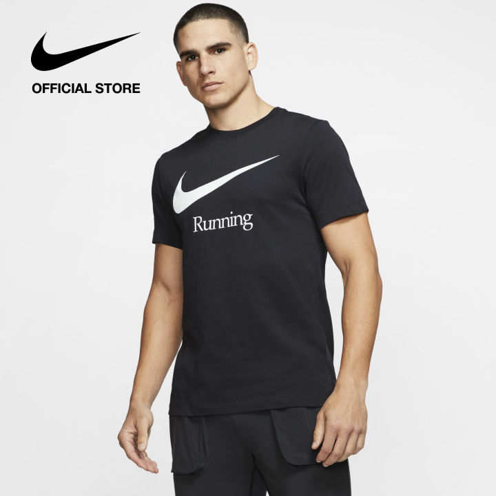 Nike Men's Dri-FIT Run Hbr T-Shirt Black Lazada PH