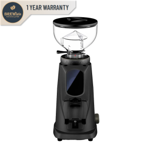 Fiorenzato Allground Sense Grinder Grind by Weight Deep Black Matt