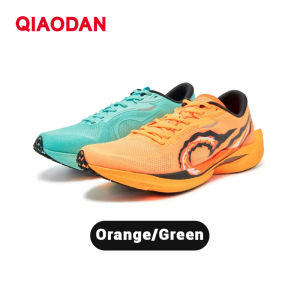 Qiaodan Feiteng 2.0 PRO แผ่นแข่งขันคาร์บอนรองเท้าวิ่งสำหรับผู้ชายออกกำลังกายยึดพื้นกีฬา QDB023252294T