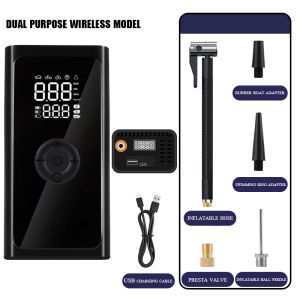 12V Car Jump Starter 4in1 Car Air Pump Wireless Portable High Quality LED Tire Inflator For Car/Motorcycle/ Bicycle