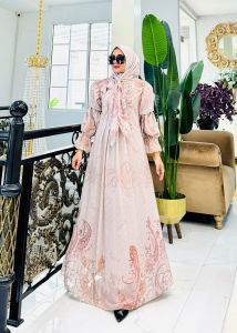 Setelan Gamis Khimar dan Scarf dari Gamila Syari by Ivas Productions