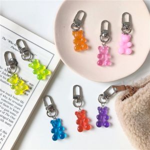 XINSU38 Gift For Women Cute Trinket Gummy Bear Charm Animal Fashion Accessories Key Chain Jewelry Key Ring