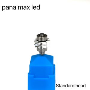 Colorful Dental High Speed Fiber Optic LED Handpiece 2 Holes Large Torque Push Button Low Noise 3 Water Spray with Oval Handle