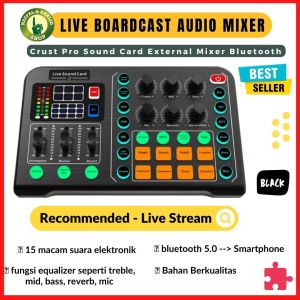 sound card external live boardcast audio mixer bluetooth M6 - CRUST
