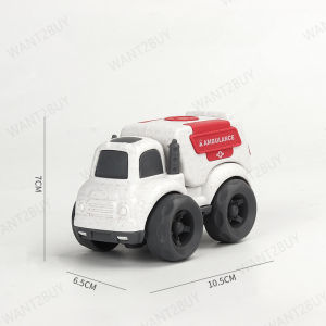 UMI Bioplastic Wheat Straw Baby Large Lorry Truck Construction Vehicles Toy Lori Mainan Besar Budak Lelaki Excavator Garbage