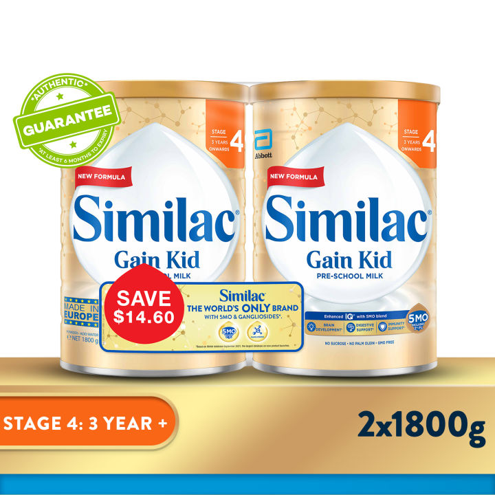 Similac gain clearance