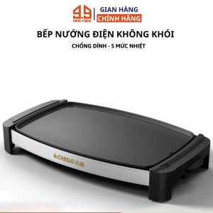 Bếp nướng điện không khói Chigo công suất 1800W nướng nhanh chống dính đa năng