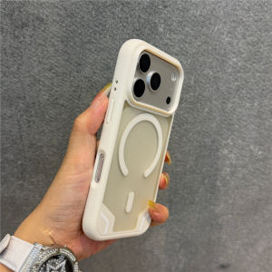 Armor Mecha Style c Phone Case For iPhone 18Pro 17Pro 17Pro Max For Magsafe Anti-Slip Bumper Matte Shockproof Hard Cover