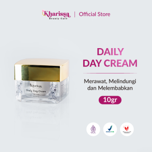 Daily Day Cream Brightening Extra - UV Filter Pelindung Kulit BPOM - KHARISSA BEAUTY CARE