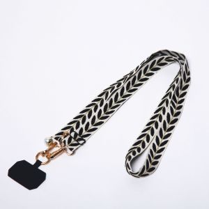 Crossbody Lanyard Necklace Strap Universal Safety Mobile Phone Lanyard Phone Case Adjustable Anti-Lost Lanyard With Clip