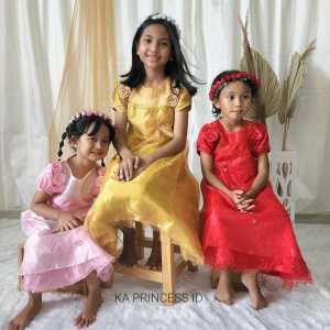 Baju Anak Cewek 2 Tahun 12 Tahun Kekinian Model Terbaru 2023 Gaun Anak Cewe 5 Thn Dress Pesta Mewah Gaun Anak Perempuan Korea Bahan Organdi KAP53