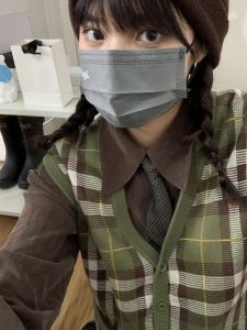 Vanilla Mode เสื้อกั๊ก กระดุมหน้า ลายสก็อต รหัสST283 BUTTONED KNIT WAISTCOAT PLAID ST283