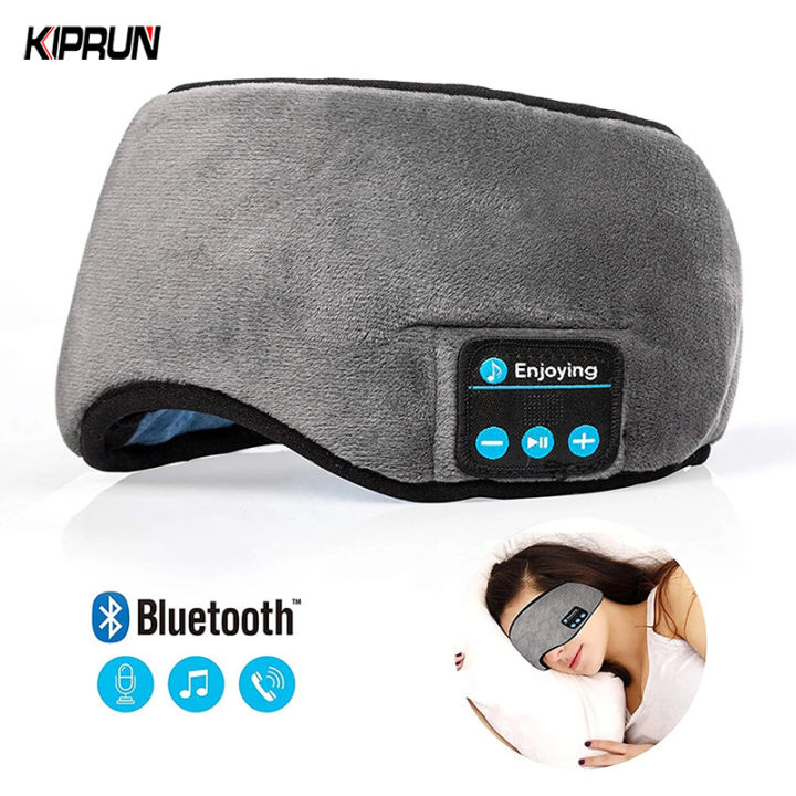 KIPRUN Bluetooth Sleep Eye Mask Wireless Headphones Cotton