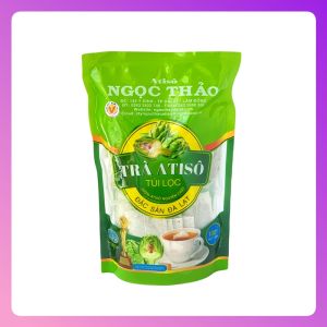 Gói trà Atiso100 túi lọc đặc sản Đà Lạt (gói màu xanh lá) giúp mát gan lợi tiểu ngủ ngon đẹp da tốt cho sức khỏe của bạn mang lại cho bạn vóc đang chuẩn thanh lọc cơ thể