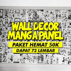 (HEMAT 50K) Poster Dinding Anime Manga Wall Decor Panel - Sticker Hiasan Dinding Wallpaper Kamar - Black Clover Jujutsu Kaisen Tokyo Revengers One Piece Black Clover Naruto Boruto Demon Slayer Kimetsu no Yaiba Attack on Titan Shingeki no Kyojin Haikyuu