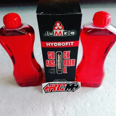 OIL OLI MINYAK SHOCK ABSORBER SKOK SOK HYDRAULIC JACK OIL JUMBO UDH ISI 2 BOTOL ORI ORIGINAL JUMBO ASLI