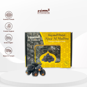 Kurma Ajwa Asli Madinah 1kg - Korma Ajwa Premium - Kurma Nabi -ALELAL STORE