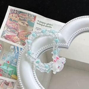 Children Kuromi Melody Bracelet Versatile Beaded Hair Bands Cartoon Sanrio