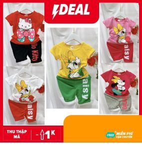 Đồ bộ bé gái quần lửng từ 5kg-18kg SIÊU CUTE