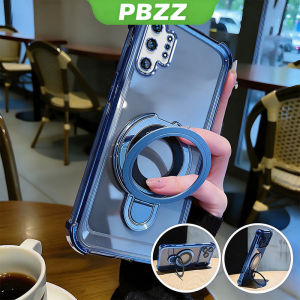 Ốp lưng PBZZ cho điện thoại Samsung Note 10 PRO Note 10 PLUS chất liệu silicon mềm chống sốc thiết kế mới kiểu dáng đẹp có túi khí bảo vệ trong suốt màu hồng dễ thương kèm giá đỡ phù hợp cho các bạn nữ mã sản phẩm SJUZJ02.