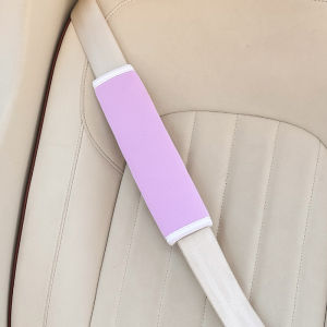 2-in-1 Kids Car Seat Belt Anti-Choking Limiter Soft Breathable Cartoon Shoulder Pad Non-Slip Adjustable Neck Protector For All Cars