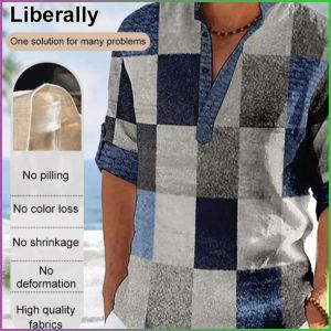 Casual Shirt Unique Slim Fit Anti-pilling Casual Mens Shirt Fall Prevention Soft Comfortable and Healthy