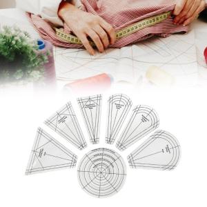 10 cái/bộ Mẫu tấm thông thường thước kẻ các mẫu chắp vá may vá dễ sử dụng để Quilting và chế tạo