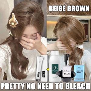 (No Need To Bleach) Hair Dye Hair Color with Tools Plant Extract Is No Hurting The Scalp