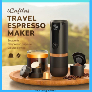 COD iCafilas Nanopresso Coffee Maker Portable 2 in 1 2400mAh 120ml  YJ04 / nanopresso caffe elektrik moderen kopi terbaik murah multifungsi viral outdoor