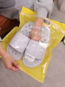 Jie Liya Bathroom Non-Slip Slippers For Men Summer Indoor Home Bathing Toilet Drainage Hollow CoupleS Sandals For Women