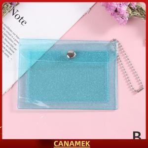 Miễn phí vận chuyển✨ 1PC phụ nữ của chủ thẻ tín dụng ví thời trang trong suốt không thấm nước PVC kinh doanh thẻ ID Thẻ Ví Cô Gái Đồng xu ví túi