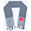 Khăn rằn thêu Cờ Việt Nam khổ 60cmx165cm, 55cmx120cm mừng lễ Quốc Khánh 2/9. 