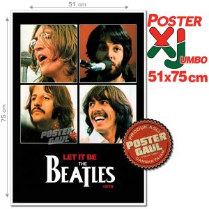 Poster XJumbo THE BEATLES: LET IT BE #XJFJP468 - ukuran 51 x 75 cm