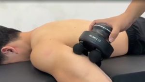 4-Heads Electric Muscle Massager Fascia High-Frequency Vibration Massage Deep Tissue Massage For Body Myofascial Release