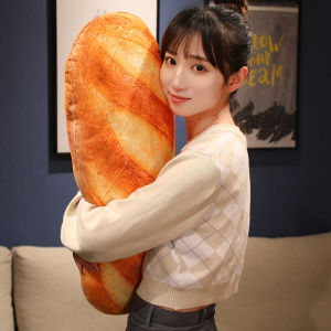 GỐI ÔM BÁNH MÌ 3D SIZE LỚN CHO BÉ ÔM NGỦ VẢI NHUNG MỀM MỊN CAO CẤP GIÁ RẺ