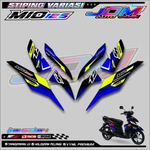 STRIPING VARIASI YAMAHA MIO 125 SPORT / STICKER LIST VARIASI MOTOR YAMAHA MIO 125 SPORT