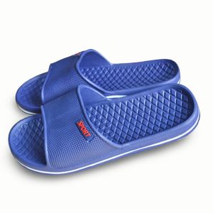 Men House Slippers Anti Skid Elders Home Slides for Bathroom