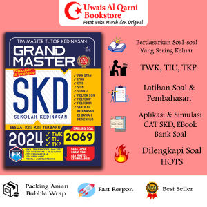 BEST SELLER BUKU GRAND MASTER TES MASUK SEKOLAH KEDINASAN SKD 2024 - KOMPAS ILMU