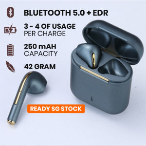 Bluetooth 5.0 + EDR Earphone Wireless Headphone LED Display Noise Reduction Touch Control Long Standby