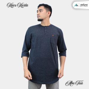 KAOS KURTA PAKISTAN GAMIS PRIA KURTA PAKISTAN BAHAN COTTON COMBADE 24S KAOS POLOS PRIA